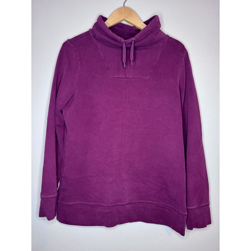 LL Bean Women's Purple Hoodie‎ Sweatshirt Medium